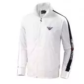 giacca armani homme solde eagle logo ga white